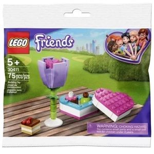 LEGO Friends Chocolate Box & Flower Building Block Valentine’s 30411, 75 PCS,NIB